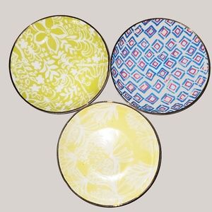 Lilly Pulitzer x Target Porcelain Bowls 18K Rim